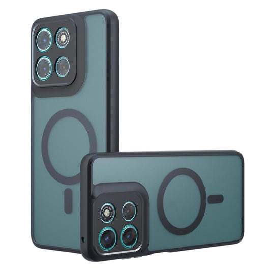 Θήκη MagSafe για Motorola Moto G67 Power / G57 Power, Techsuit, PureFrost, Μαύρη Σατινέ