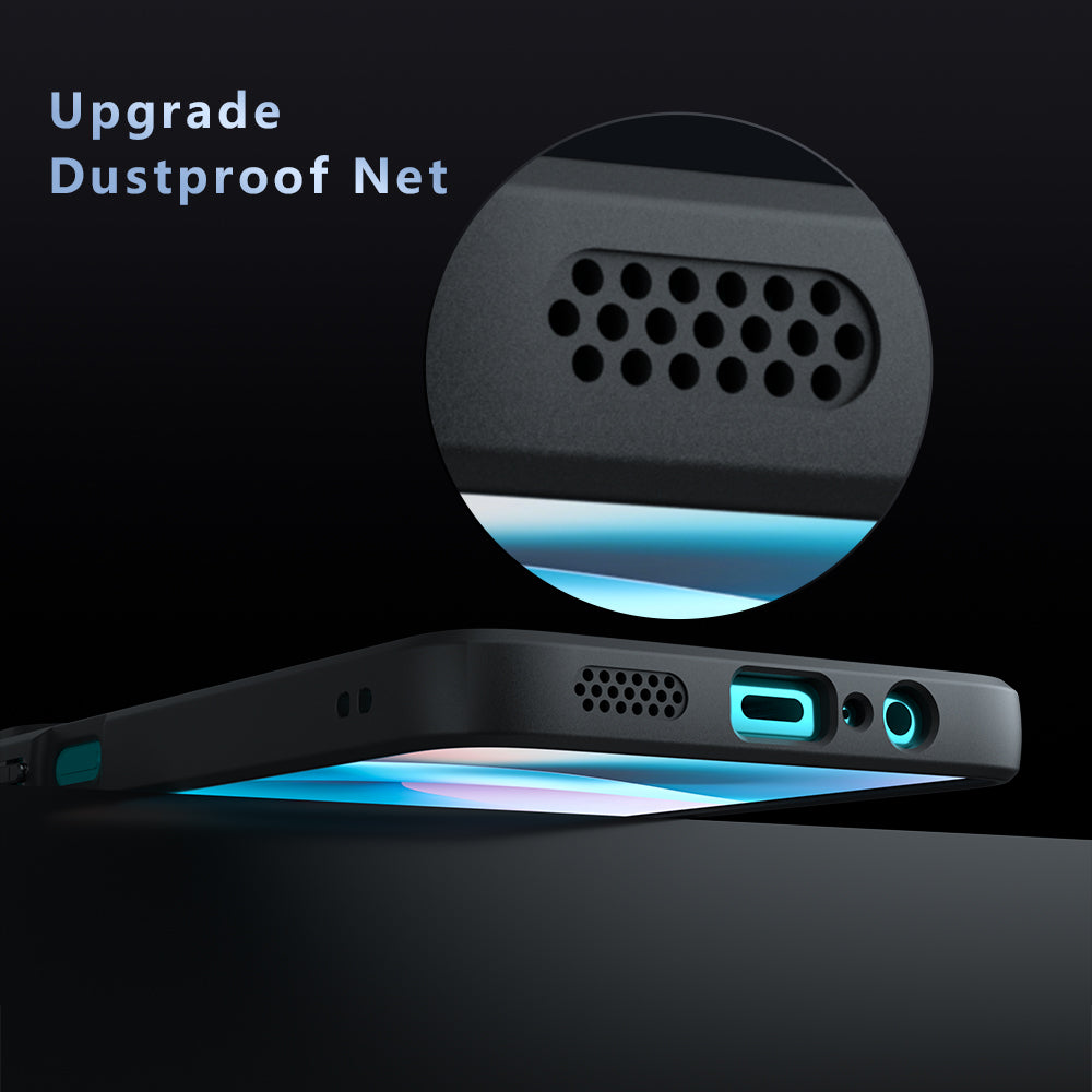 Θήκη MagSafe για Motorola Moto G77 / G67, Techsuit, PureFrost, Μαύρη Σατινέ