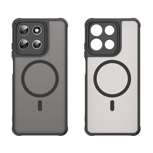 MagSafe Case for Motorola Moto G86, Techsuit, HaloFrost II, Black