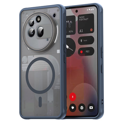 Θήκη MagSafe για Nothing Phone (3a) Pro, Techsuit, HaloFrost II, Μπλε Σκούρο