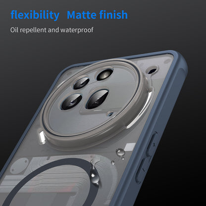 Θήκη MagSafe για Nothing Phone (3a) Pro, Techsuit, HaloFrost II, Μπλε Σκούρο