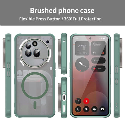 Θήκη MagSafe για Nothing Phone (3a) Pro, Techsuit, HaloFrost II, Πράσινο