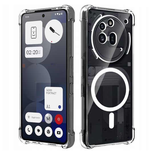 Θήκη MagSafe για Nothing Phone (3a) Pro, Techsuit, Ανθεκτική σε Κρούσεις, Διαφανής