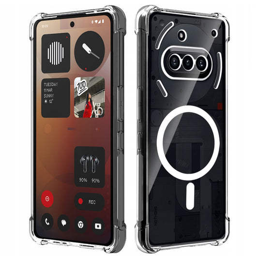 Θήκη MagSafe για Nothing Phone (3a), Techsuit, Ανθεκτική σε Κρούσεις, Διαφανής