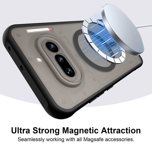 Θήκη MagSafe για Nothing Phone (4a) Pro, Techsuit, HaloFrost II, Μαύρη