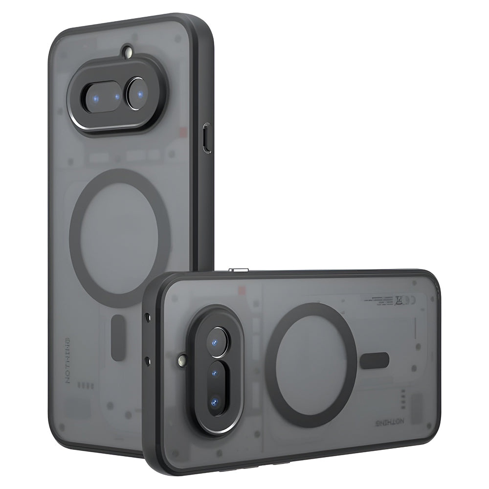 Θήκη MagSafe για Nothing Phone (4a), Techsuit, PureFrost, Μαύρο Σατινέ