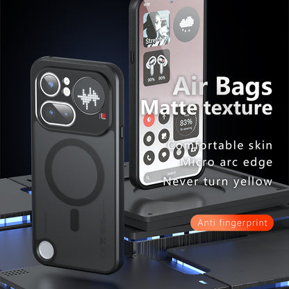 Θήκη MagSafe για Nothing Phone (4b), Techsuit, PureFrost, Μαύρο Σατινέ