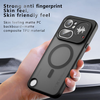 Θήκη MagSafe για Nothing Phone (4b), Techsuit, PureFrost, Μαύρο Σατινέ