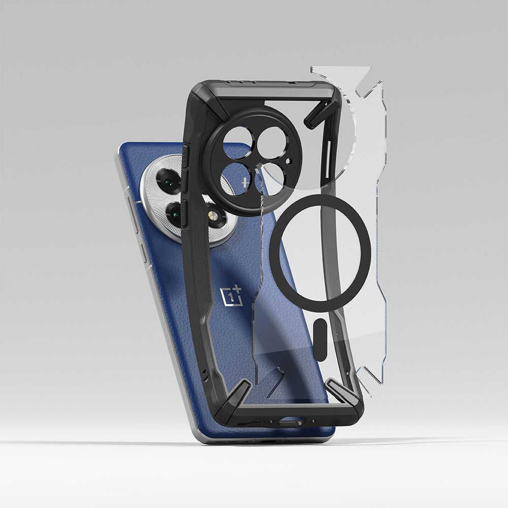 Θήκη MagSafe για OnePlus 13, Ringke, Fusion X, Μαύρη