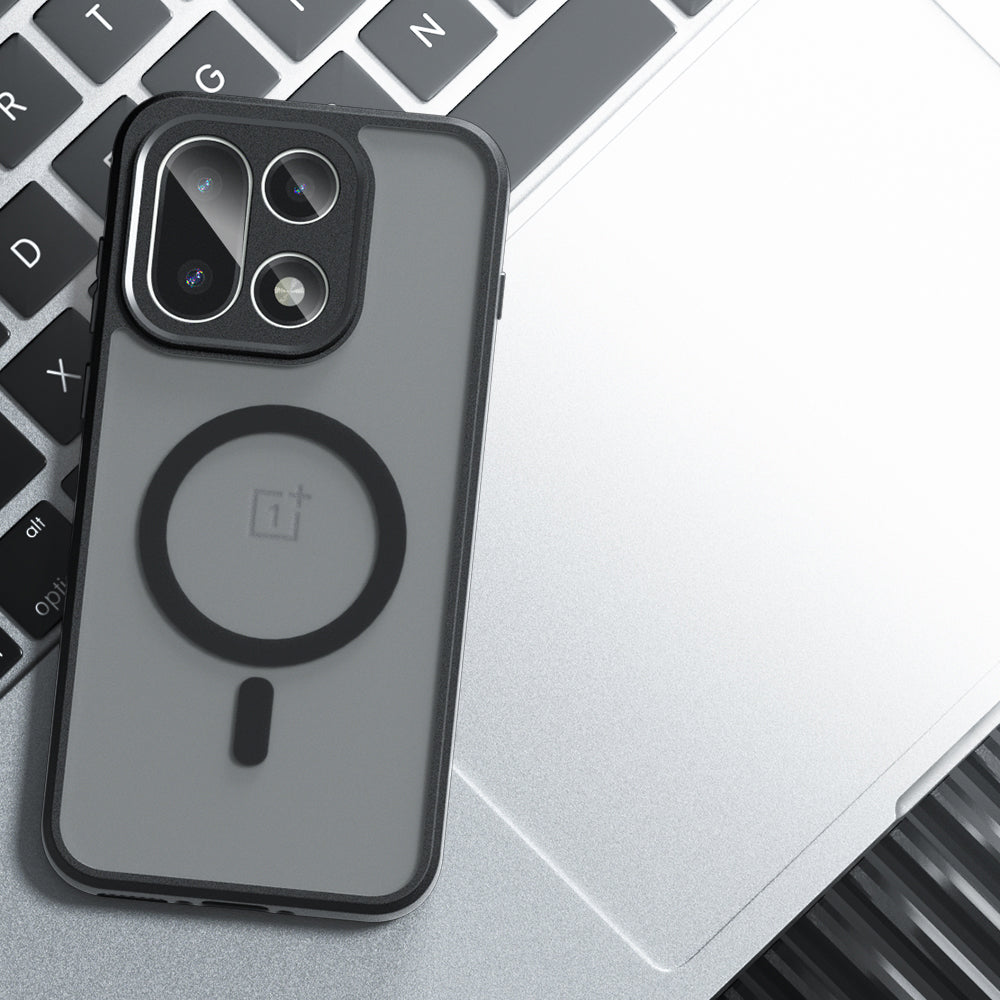 Θήκη MagSafe για OnePlus 15, Techsuit, PureFrost, Ματ Μαύρη