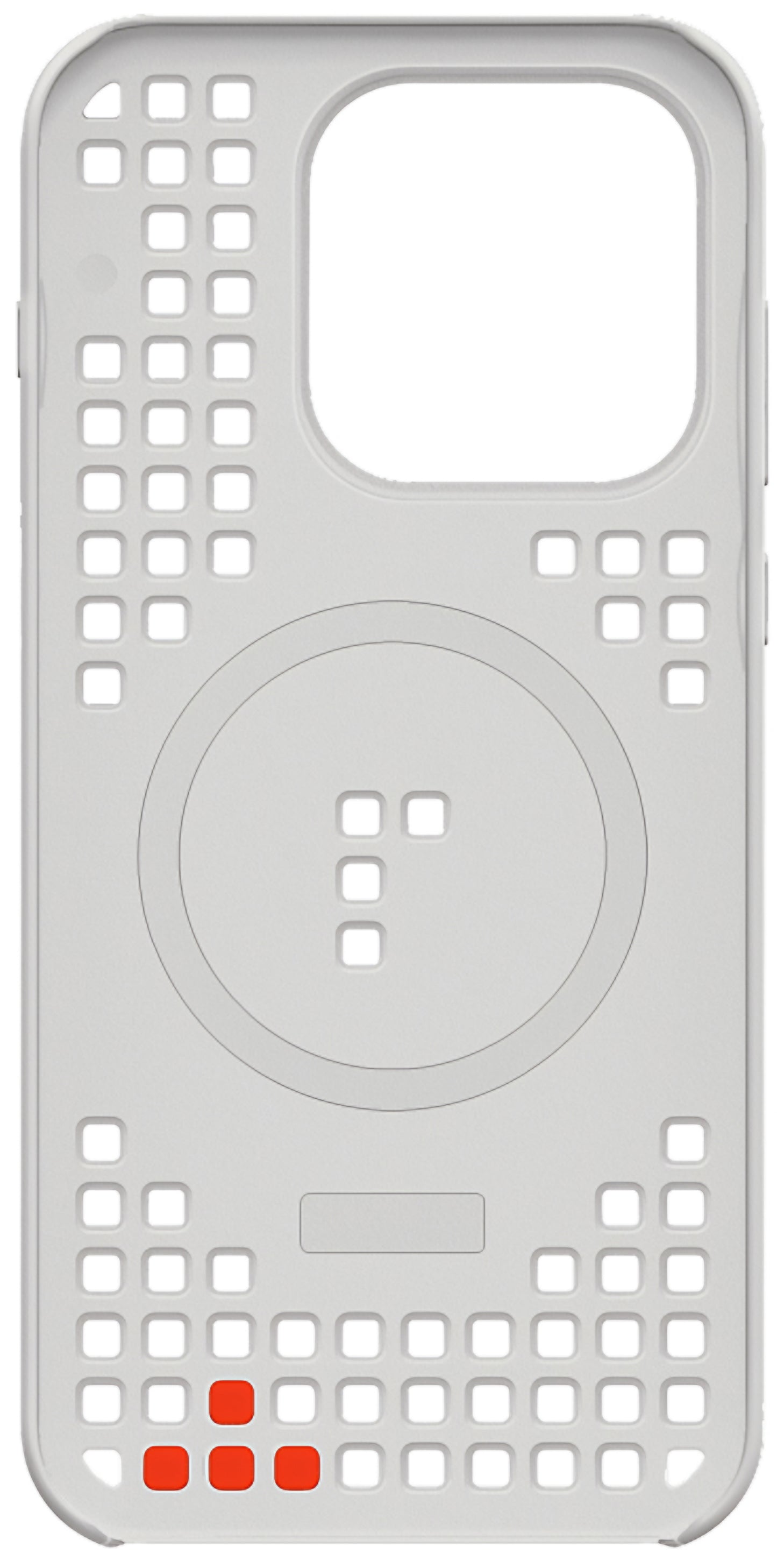 Θήκη για OnePlus 15, Hole Pattern Magnetic, Γκρι 5431102022