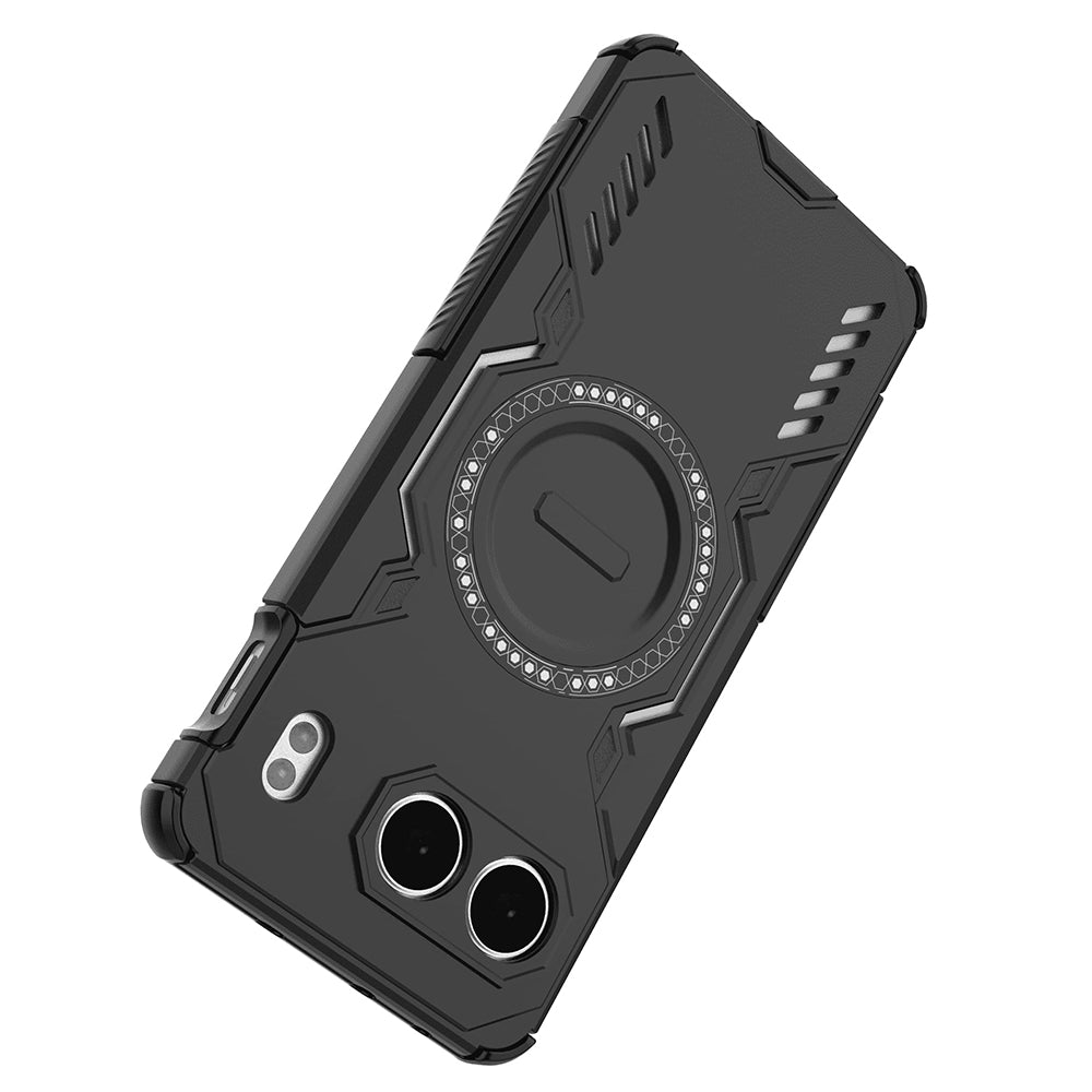 Θήκη MagSafe για OnePlus Nord 4, Techsuit, ArmorMag, Μαύρη