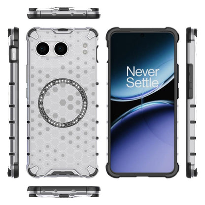 Θήκη MagSafe για OnePlus Nord 4, Techsuit, HoneyComb Shield, Λευκό