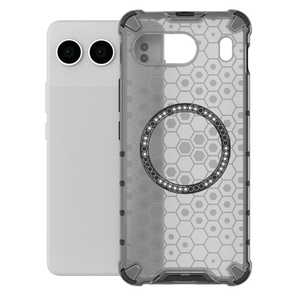 Θήκη MagSafe για OnePlus Nord 4, Techsuit, HoneyComb Shield, Μαύρη