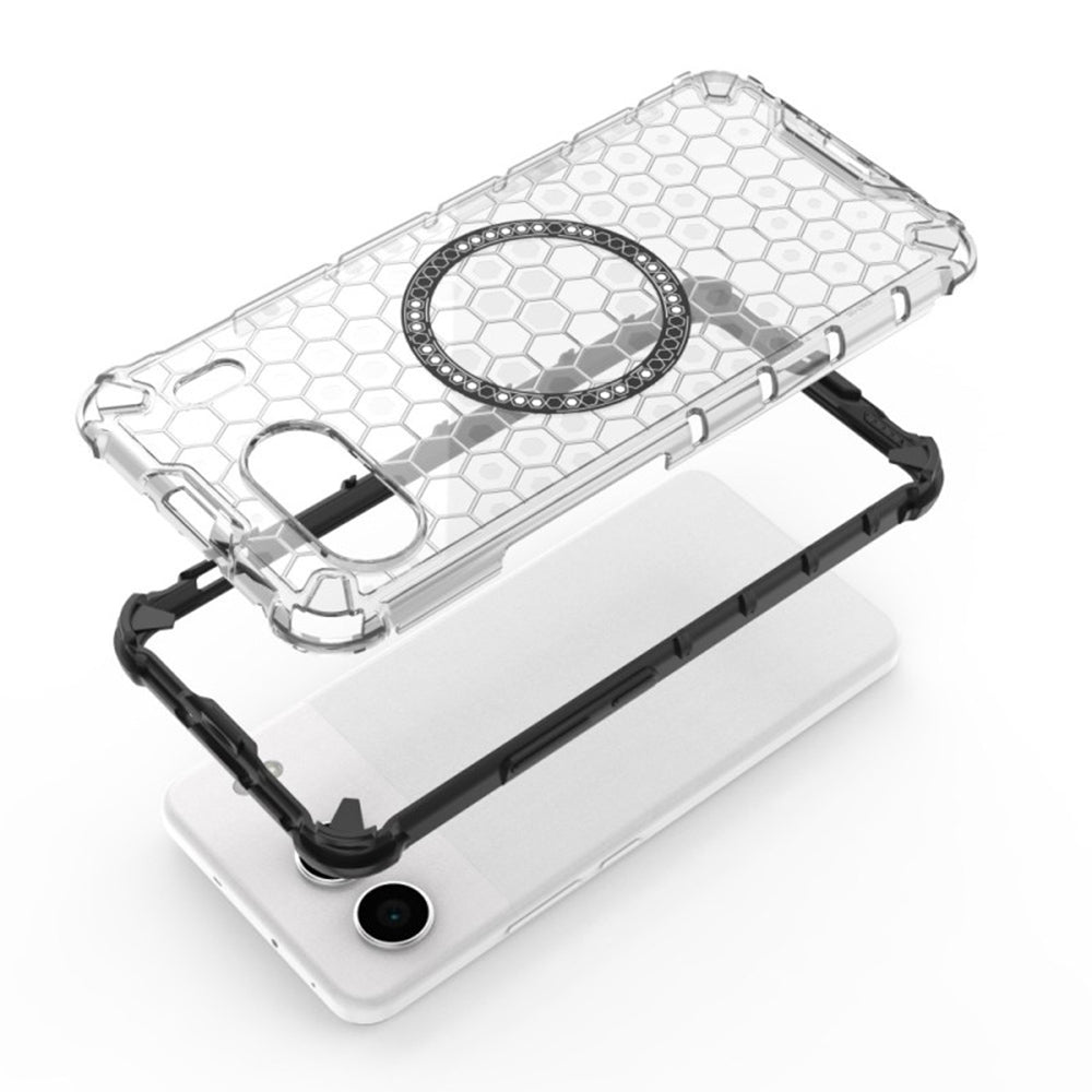 Θήκη MagSafe για OnePlus Nord 4, Techsuit, HoneyComb Shield, Μαύρη