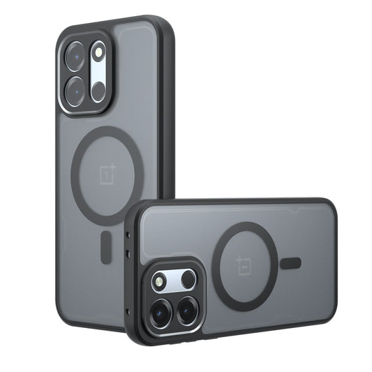 Θήκη MagSafe για OnePlus Nord 6, Techsuit, PureFrost, Μαύρο Σατινέ