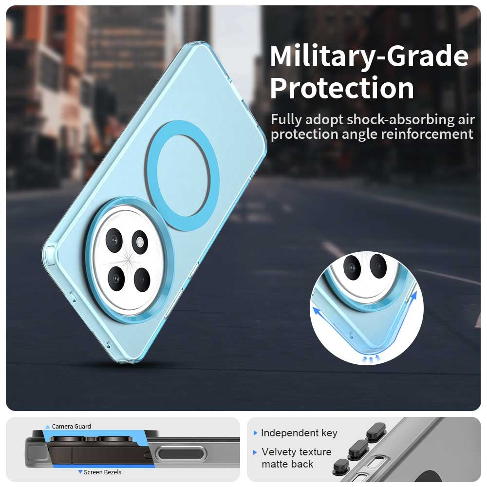 MagSafe Case for Oppo A3 4G / A3 5G, Techsuit, CandyCase, Blue