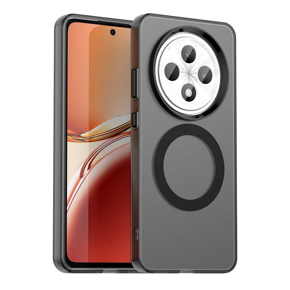 Θήκη MagSafe για Oppo Reno12 FS 5G / Reno12 FS 4G / Reno12 F 4G, Techsuit, CandyCase, Μαύρο