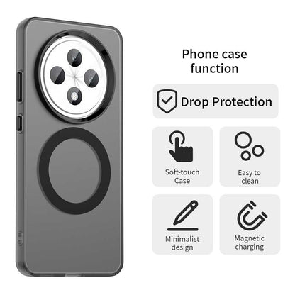 Θήκη MagSafe για Oppo Reno12 FS 5G / Reno12 FS 4G / Reno12 F 4G, Techsuit, CandyCase, Μαύρο