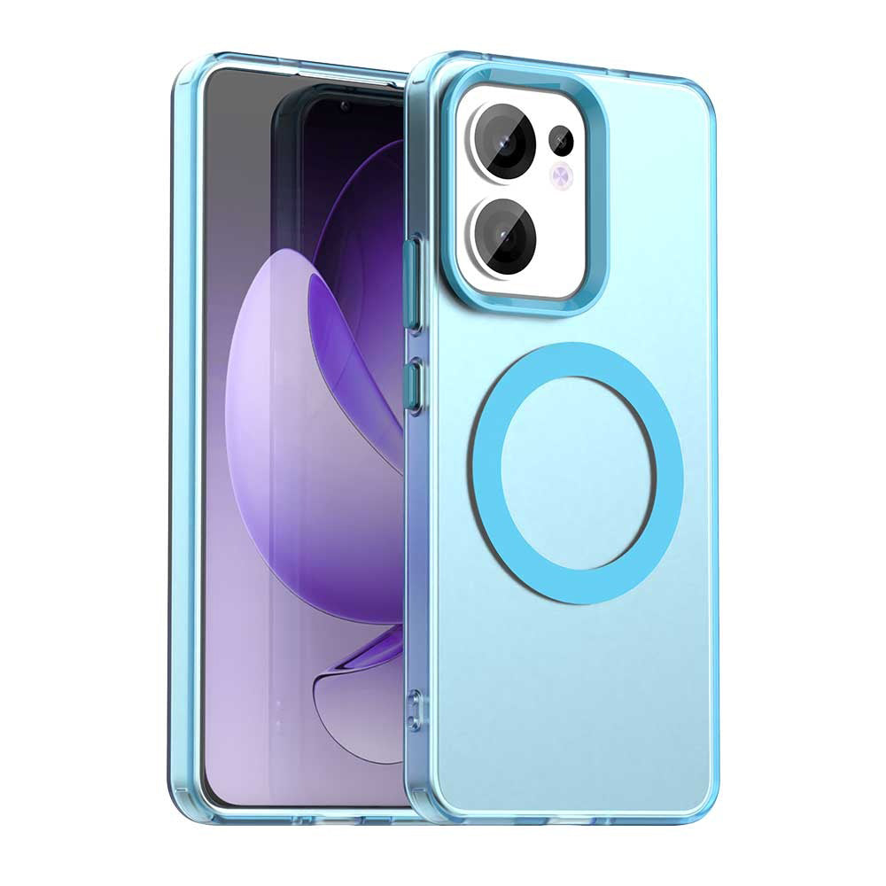 Θήκη MagSafe για Oppo Reno13 FS 5G / Reno13 F 4G / Reno13 F, Techsuit, CandyCase, Μπλε