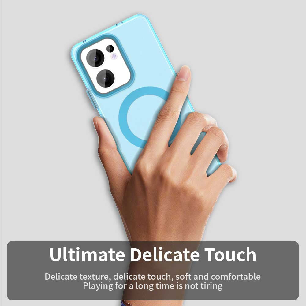 Θήκη MagSafe για Oppo Reno13 FS 5G / Reno13 F 4G / Reno13 F, Techsuit, CandyCase, Μπλε