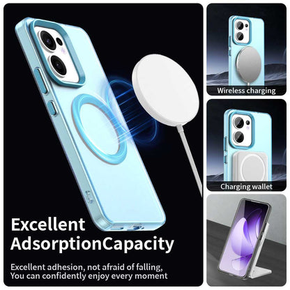 Θήκη MagSafe για Oppo Reno13 FS 5G / Reno13 F 4G / Reno13 F, Techsuit, CandyCase, Μπλε
