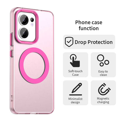 Θήκη MagSafe για Oppo Reno13 FS 5G / Reno13 F 4G / Reno13 F, Techsuit, CandyCase, Ροζ