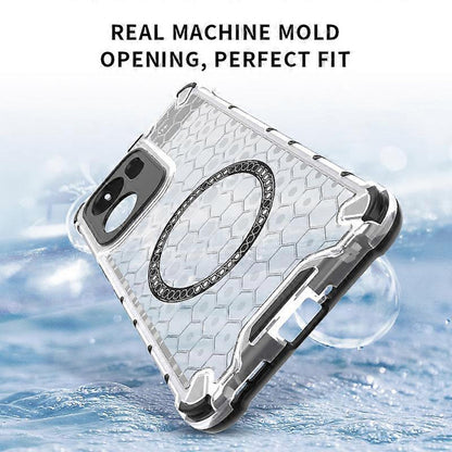 Θήκη MagSafe για Oppo Reno13 FS 5G / Reno13 F 4G / Reno13 F, Techsuit, HoneyComb Shield, Μαύρο