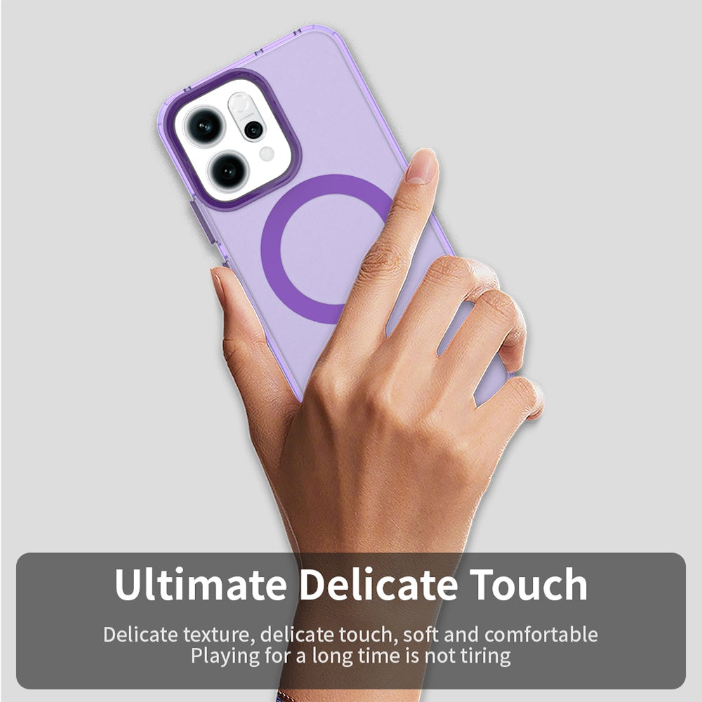MagSafe Case for Oppo Reno14, Techsuit, CandyCase, Purple