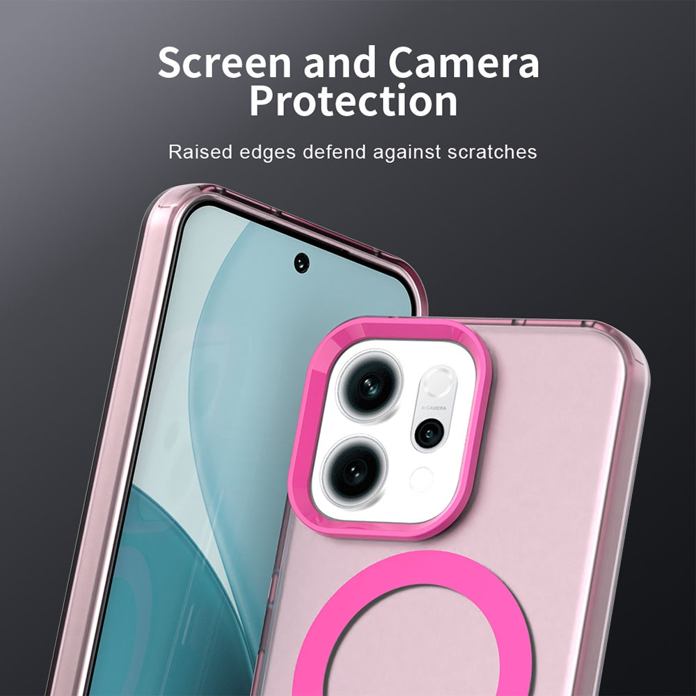MagSafe Case for Oppo Reno14, Techsuit, CandyCase, Pink