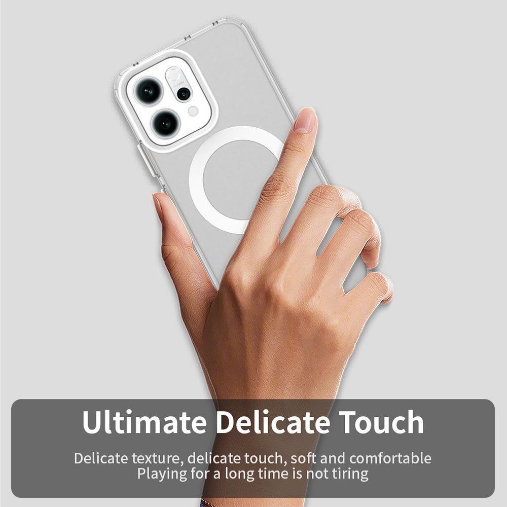 Θήκη MagSafe για Oppo Reno16 F / Reno16 FS, Techsuit, CandyCase, Λευκό