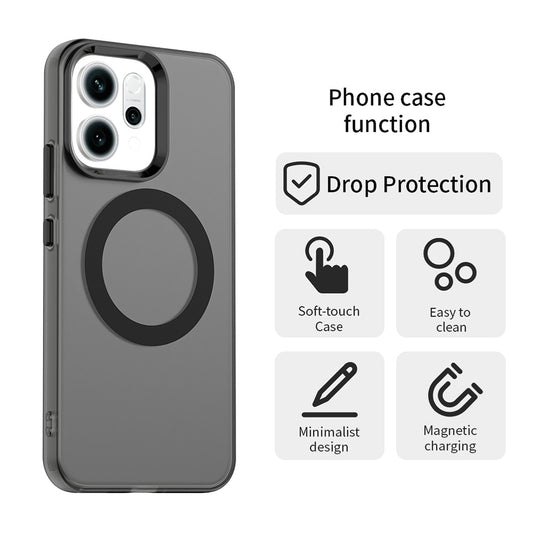 Θήκη MagSafe για Oppo Reno16 F / Reno16 FS, Techsuit, CandyCase, Μαύρο