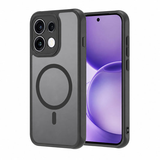 Θήκη MagSafe για Oppo Reno16 F / Reno16 FS, Techsuit, HaloFrost II, Μαύρο