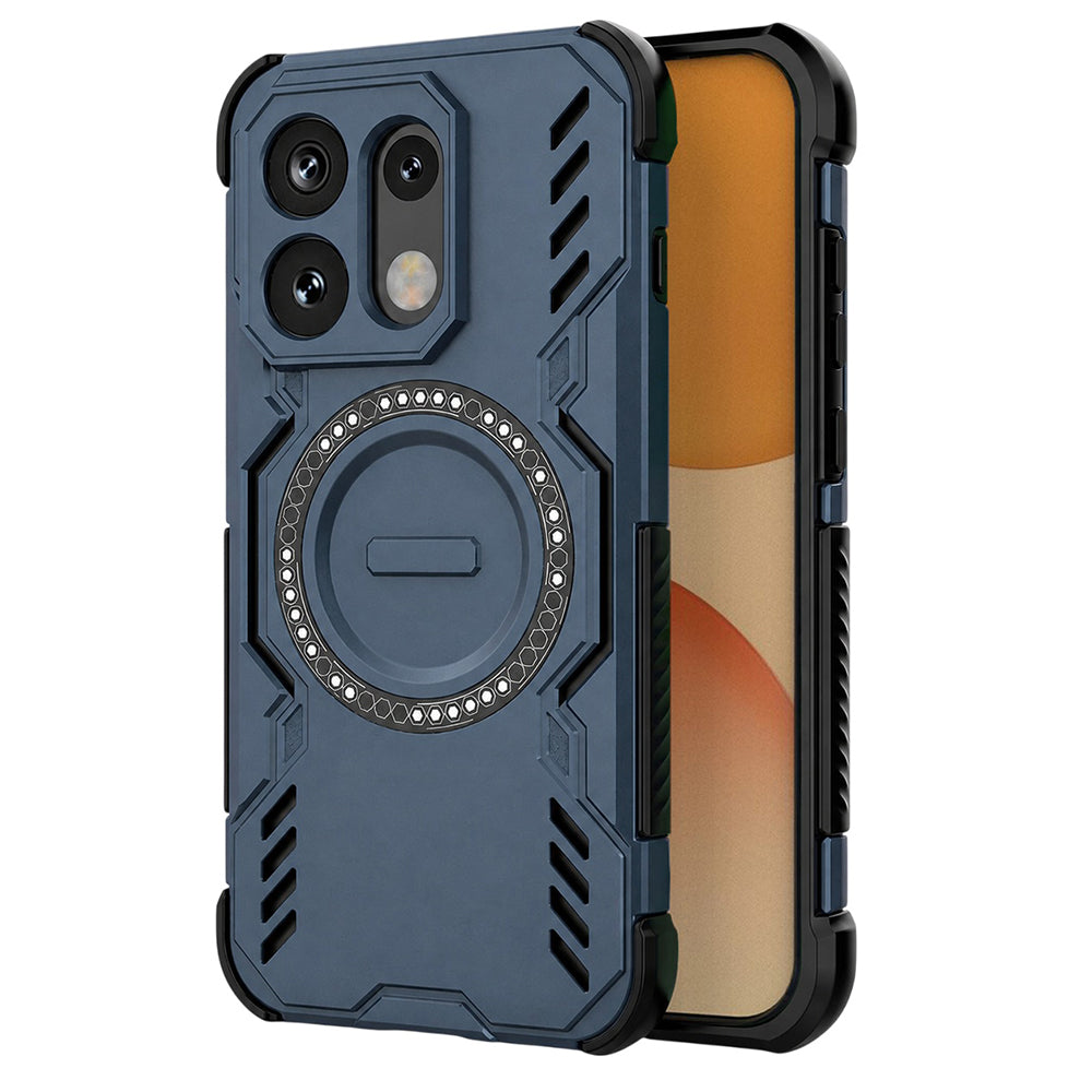 Θήκη MagSafe για Oppo Reno16 / Reno16 Pro, Techsuit, ArmorMag, Μπλε