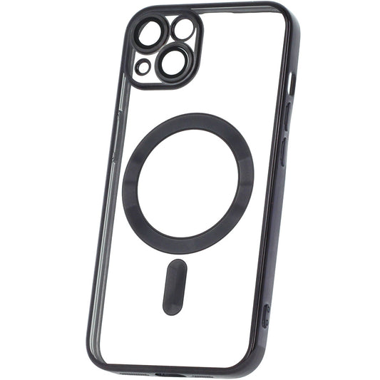 Θήκη MagSafe για Samsung Galaxy A26 A266, OEM, Color Chrome Mag, Μαύρο