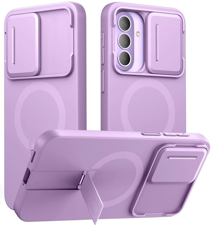 Θήκη MagSafe για Samsung Galaxy A57 5G, Tech-Protect, Kevlar Aura, Μωβ