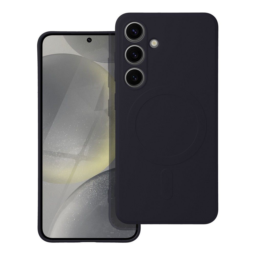 Θήκη MagSafe για Samsung Galaxy A36 A366, OEM, Silicone Mag, Μαύρη