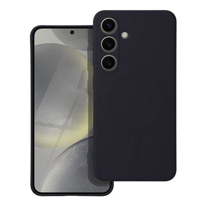 Θήκη MagSafe για Samsung Galaxy A36 A366, OEM, Silicone Mag, Μαύρη