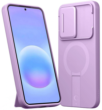 Θήκη MagSafe για Samsung Galaxy A57 5G, Tech-Protect, Kevlar Aura, Μωβ