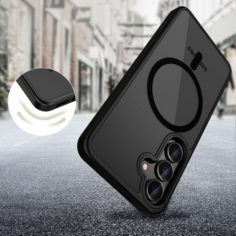 Θήκη MagSafe για Samsung Galaxy A37 5G / A56 A566 / A36 A366, Tech-Protect, Magmat, Ματ Μαύρη