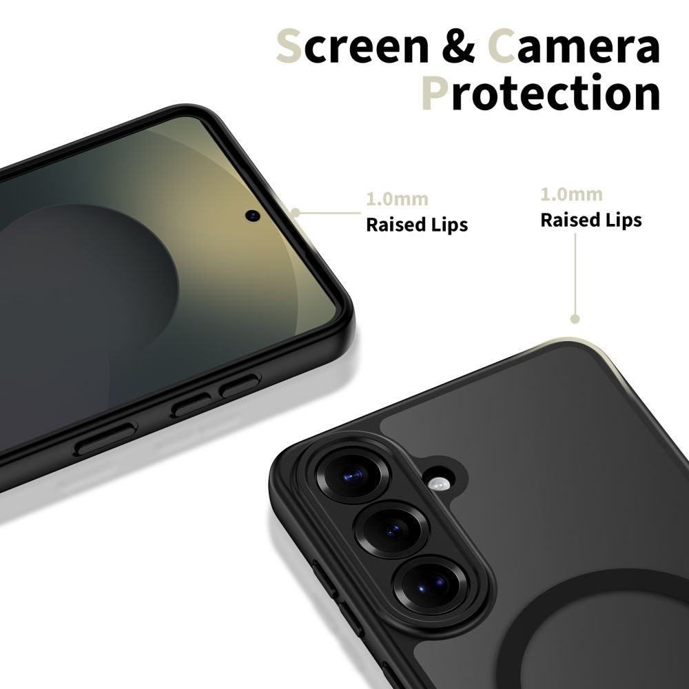 Θήκη MagSafe για Samsung Galaxy S26 S942, Tech-Protect, BasicMag, Ματ Μαύρη