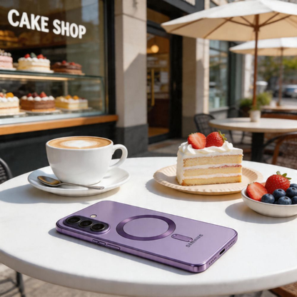 MagSafe Case for Samsung Galaxy A37 5G, Tech-Protect, Magflex, Violet