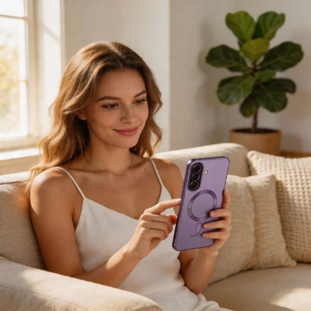 MagSafe Case for Samsung Galaxy A37 5G, Tech-Protect, Magflex, Violet