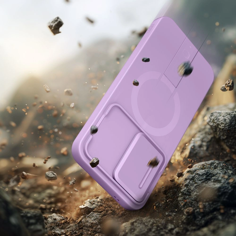 Θήκη MagSafe για Samsung Galaxy A57 5G, Tech-Protect, Kevlar Aura, Μωβ