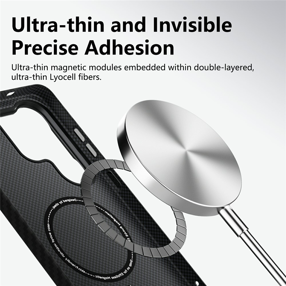 Θήκη MagSafe για Samsung Galaxy S26 Ultra S948, Abeei, Carbon, Μαύρο