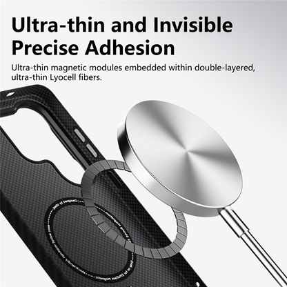 Θήκη MagSafe για Samsung Galaxy S26 Ultra S948, Abeei, Carbon, Μαύρο