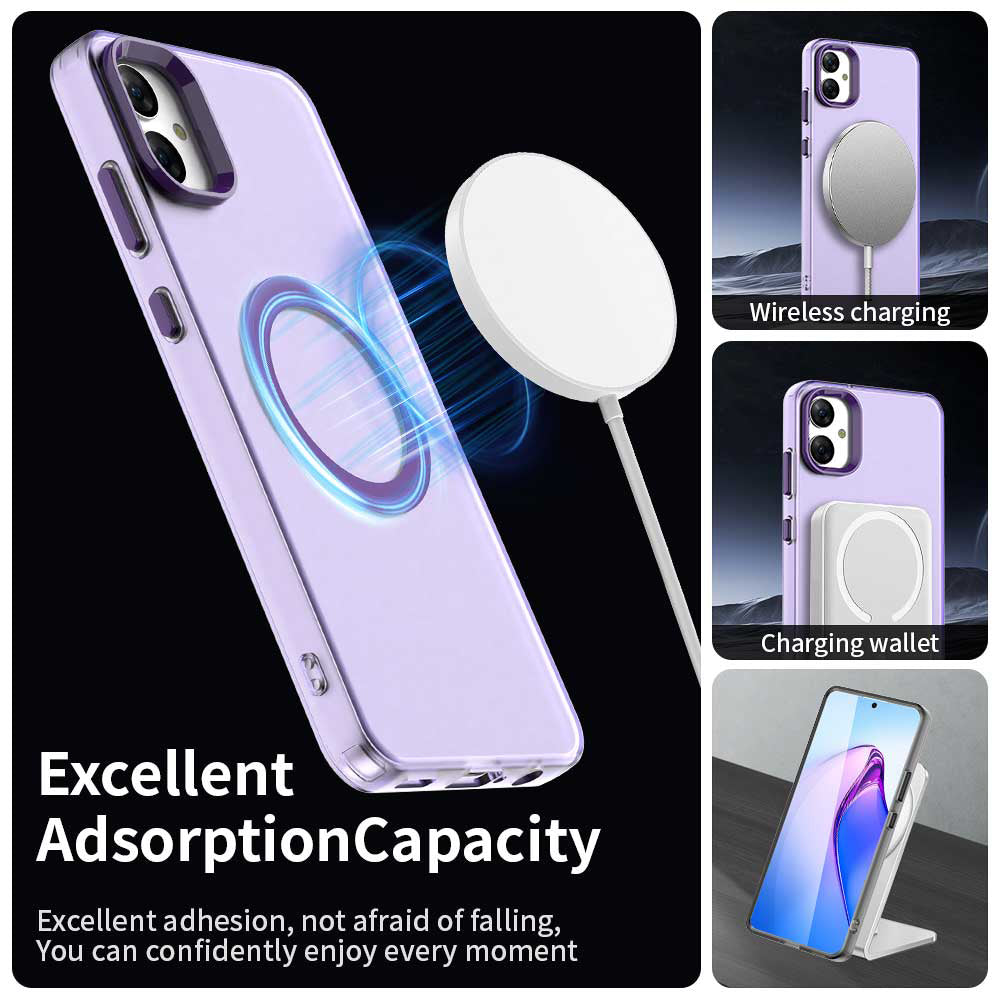 MagSafe Case for Samsung Galaxy A05 A055, Techsuit, CandyCase, Purple