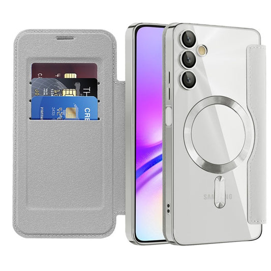 Θήκη MagSafe για Samsung Galaxy A05s A057, Techsuit, SmartMag Book, Γκρι