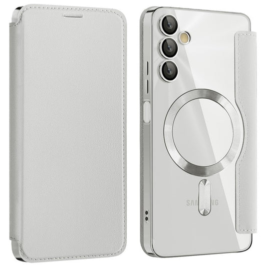 Θήκη MagSafe για Samsung Galaxy A05s A057, Techsuit, SmartMag Book, Γκρι