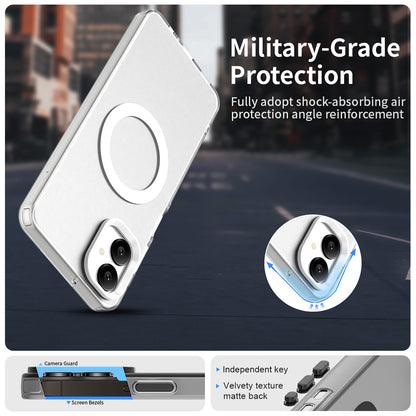 Θήκη MagSafe για Samsung Galaxy A06 A065, Techsuit, CandyCase, Λευκό